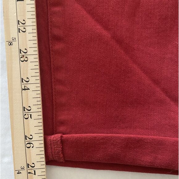 NWT Torrid Boyfriend Straight Vintage Stretch Mid Rise Denim Jeans Red Sz 28R - Picture 8 of 13